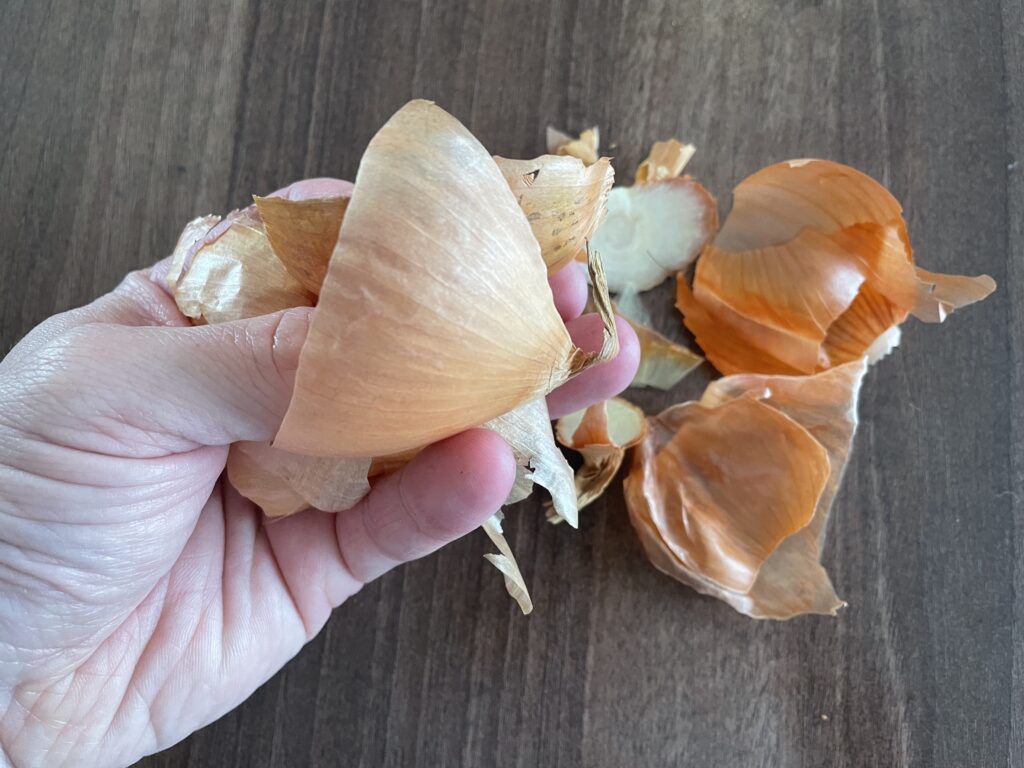 Onion peels