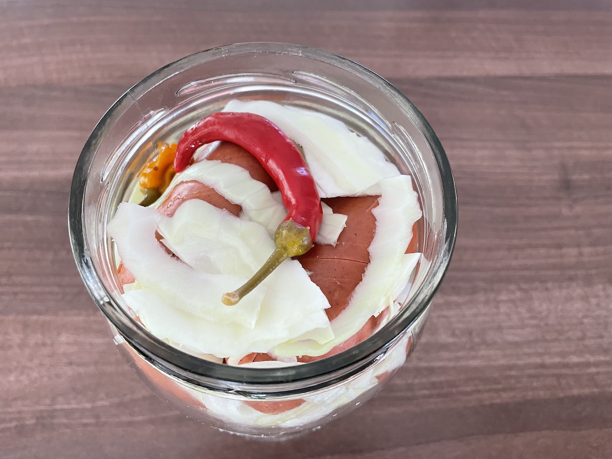 Pickled sausages 