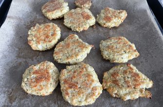 Roasted cauliflower patties