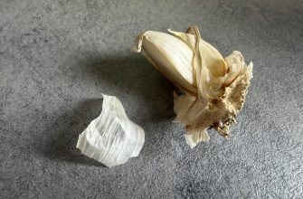 Garlic skins